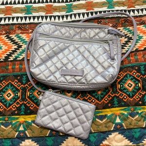 Vera Bradley crossbody and ID zip